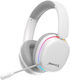 Marvo MONKA HG9070 Căști Gaming Wireless Over Ear cu Conectivitate Bluetooth Alb pentru PS5