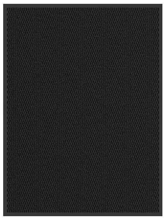 vidaXL Entrance Mat Anti-slip Black 80x120cm