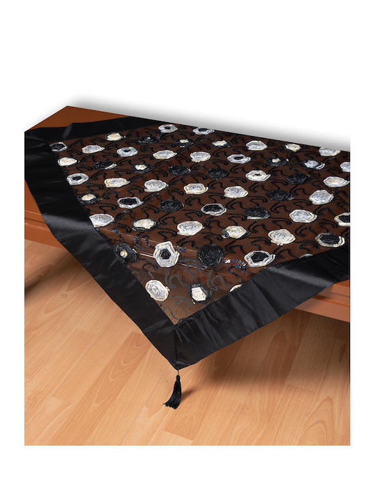 Silk Fashion Кариран 264-1 Черно 85x85бр