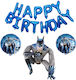 Σετ Μπαλόνια Batman Happy Birthday 16 Τεμ