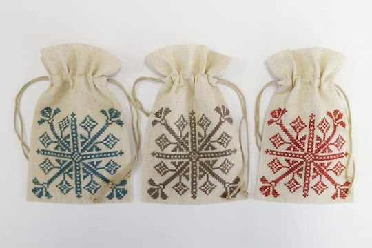 F&L Fabric Pouch for Gift Red