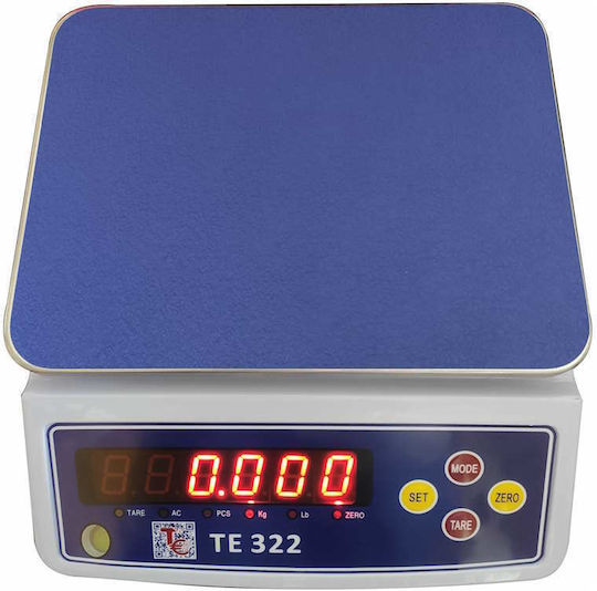 TE Tameiaki Express TE 322 (W2) Elektronisch mit einer Wiegekapazität von 30kg und einer Unterteilung von 1gr