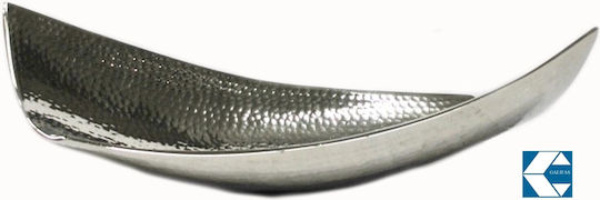 Galifas Metallic Decorative Platter Silver 43x14x13cm