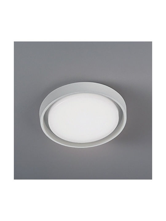Zafferano Outdoor Ceiling Flush Mount with Integrated LED in White Color LD0131B3