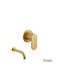 Armando Vicario Built-in Faucet Mixer for Bathroom Sink 1 Exit Gold