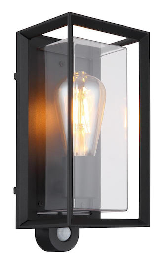 Globo Lighting Wall-Mounted Outdoor Ceiling Light E27 IP44 13x28εκ.