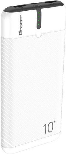 Tracer EnerGo Power Bank 10000mAh с 2 USB-A порта и USB-C порт White / Black