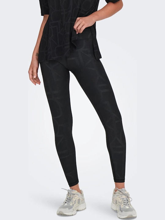 Schulung Frauen Leggings Hochgeschnitten Black