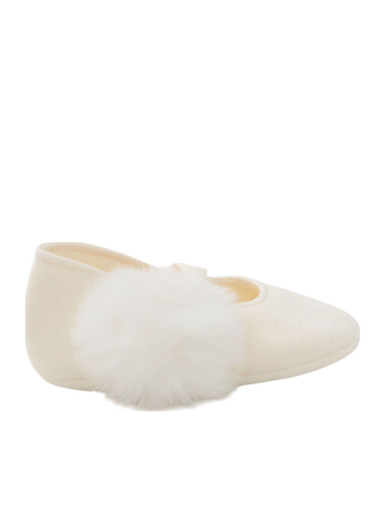 Monnalisa Baby Ballerinas White