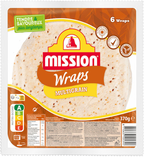 Mission Многозърнести Тортили 6 Бройки 370 гр
