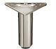 Viometale Metallisches Möbelbein 35x35x10cm Silber