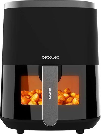 Cecotec Cecofry Fantastik Window 4000 Air Fryer 4lt Μαύρο