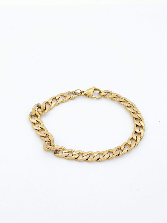 Bracelet made of Steel Gold Plated