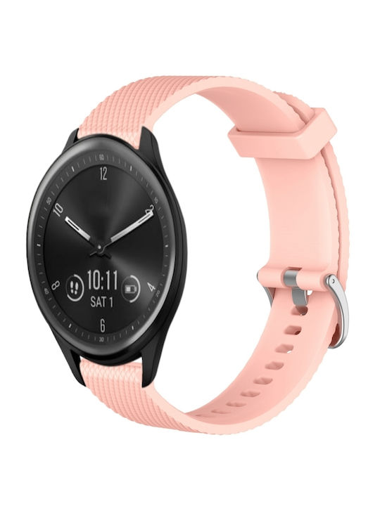 Garmin Venu 2 Plus 20mm Diamond Textured Silicone Band Ροζ