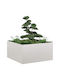 vidaXL Planter Box Metallic Silver 80x80x40cm.