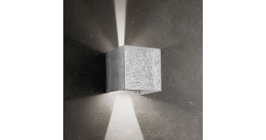 Zafferano Wall-Mounted Outdoor Light LED IP54 6.5W with Warm White Light