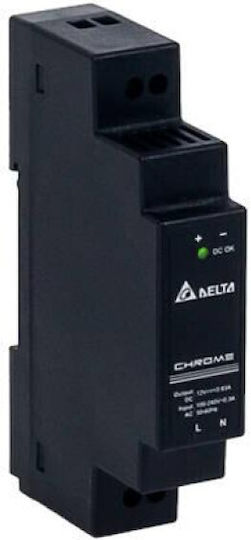 Захранване Drc-12v10w1az Delta Din Rail/хром Delta Din Rail 12v/0.83a