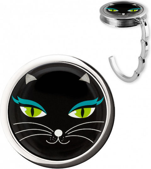 Handbag Hook Table Cat Pylones Handbag Hook Dîner En Ville Black Cat