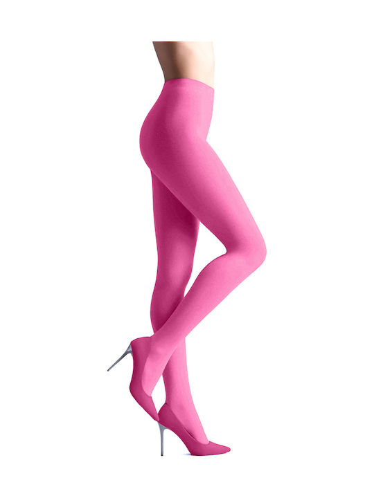 Arma Women's Pantyhose 50 Den with Stitch Fuchsia