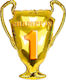 33" Goldener Trophäe Champion Ballon Nr. 1