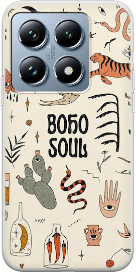 Boho Soul Xiaomi 14t Pro 5g Flexible TPU Clear Silicone