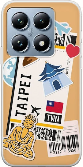 Ticket To Taipei Xiaomi 14t Pro 5g Silicon TPU Transparent Flexibil