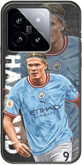 Football Stars Erling Haaland Xiaomi 14t 5g Black TPU Black Silicone