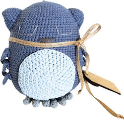 Χειροποίητο Πλεκτό Κουκλάκι Raison D’etre Owl Blue 17εκ 4390292