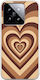 Latte Love Brown Xiaomi 14t 5g Flexible TPU Transparent Silicone