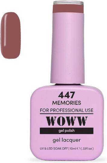 Woww Uv & Led Soak Off Gel Lacquer Memories 447 10ml