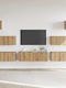 Wohnzimmer TV-Einheit Technical Oak
