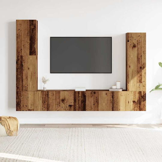 Living Room TV Unit Old Wood