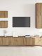 Wohnzimmer TV-Einheit Technical Oak