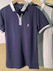 Polo Kurzarmbluse Blue