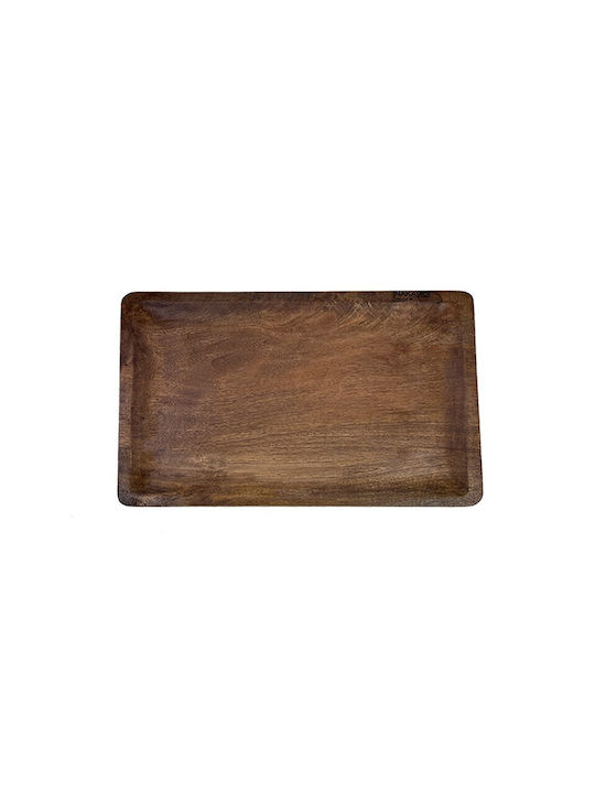 Nakaro Wood Πλατώ Σερβιρίσματος Ξύλινο 25x17x2εκ.