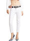 Cool Girl Women's Jean Trousers in Slim Fit White