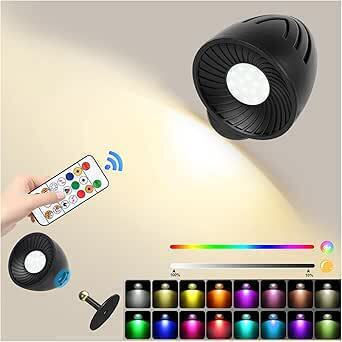 Wandmontierte Außenleuchte LED mit RGB Licht