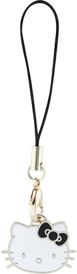 Hello Kitty Hkcpmkhk Phone Strap Black Charm Kitty Head