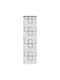 Vidaxl Duschvorhang Rollkassette 60x240cm Stoffbreite 56cm Mehrfarbig