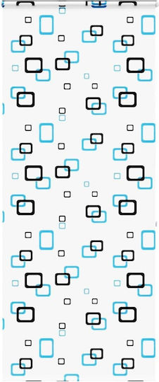 Vidaxl Shower Curtain Roll Cassette 90x240 cm Fabric Width 86 cm Multicolor