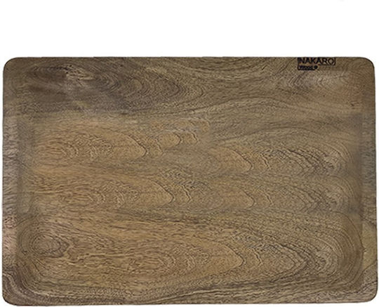Nakaro Wood Platou de Servire Lemn 40x25buc 1buc