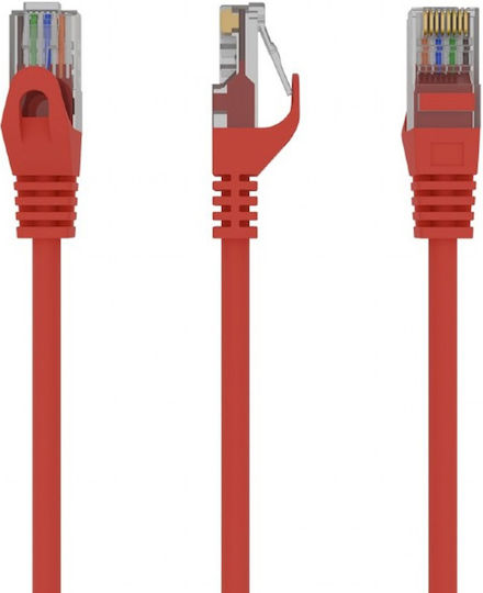 Gembird U/UTP Cat.6 (Gigabit) Καλώδιο Δικτύου Ethernet 1.5m Κόκκινο