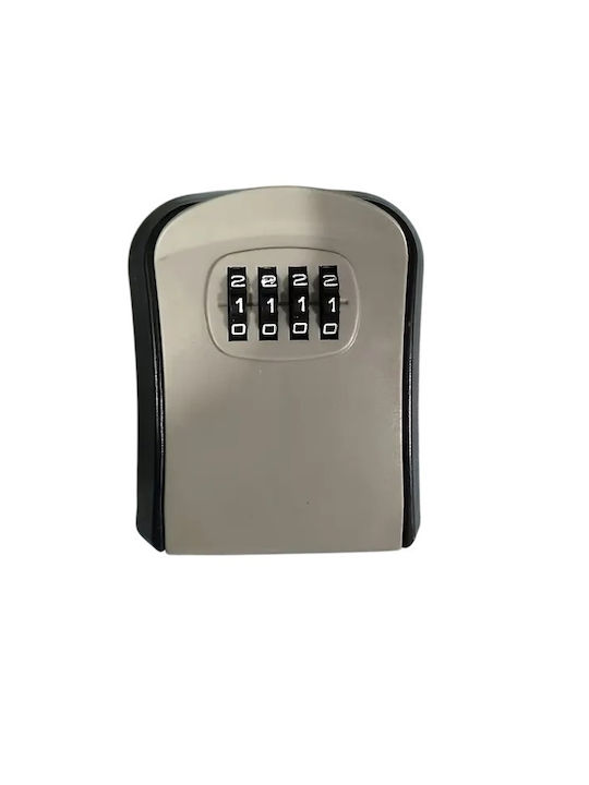 Panora Wall-mounted Combination Key Holder Plastic with Combination Dial 9.5x7.5cm