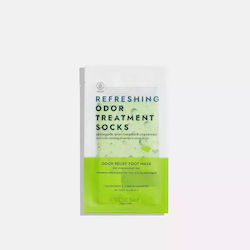 Refreshing Odor Treatment Socks Odor Relief Foot Mask