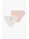 Minerva Fairy Hearts Kids' Set with Briefs White, Pink 2pcs