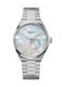 Bering Time Crystals Women's Watch Automatic with Silver Metal Bracelet