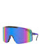 Pit Viper The Mangrove Synthesizer Unisex Sunglasses with Multicolour Plastic Frame and Multicolour Mirror Lens