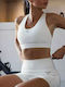 Essential Femei Sutien sport Pearl White