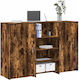 vidaXL Professionelles Büroempfang P155xB50xH103,5cm mit Schrank
