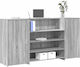 vidaXL Büroempfang mit Abmessungen L200xB50xH10...